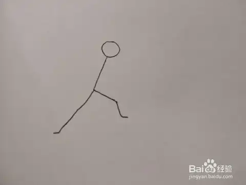 抖音火爆打斗小人简笔画方法
