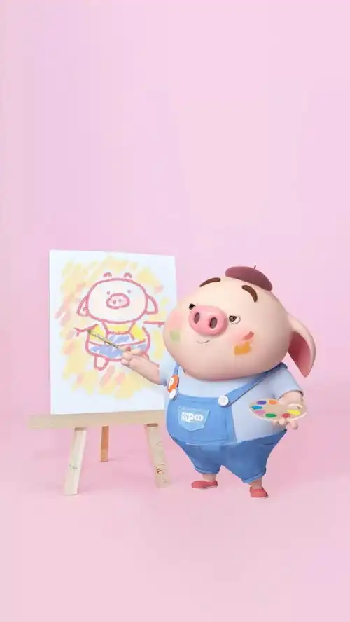 2019猪猪头像和壁纸,第一张就想保存
