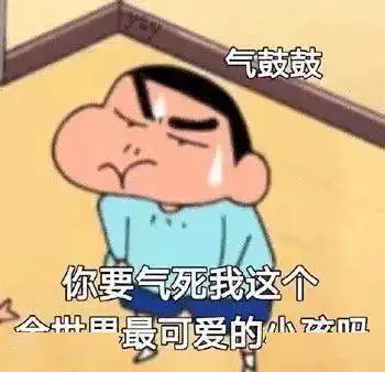 蜡笔小新表情包起床好累
