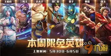 王者荣耀5.306.5日周免英雄对战阵容搭配
