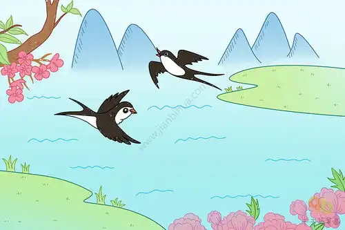 古诗绝句配图简笔画
