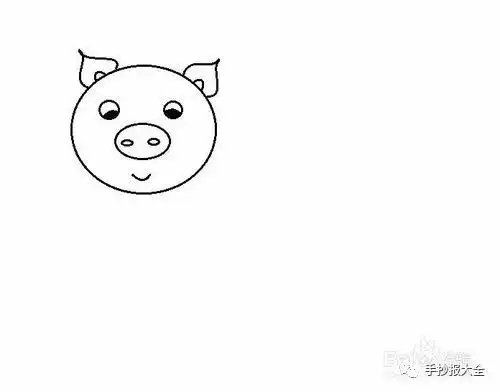 线条边框简笔画图片大全简笔画猪手抄报图片边框版式大全
