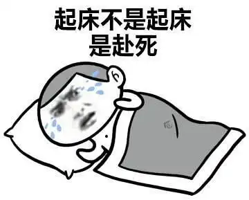 冷到不想起床
