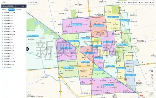 廊坊市小学招生区域划分图
