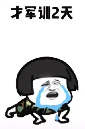 表情军训表情包搞笑
