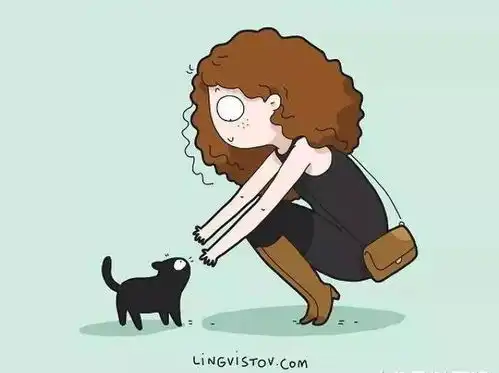 养猫很有趣吗艺术家用插画描绘出那些,搞笑又暖心的时刻
