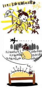 天龙玩家爆笑手绘天龙与武当失眠的理由

