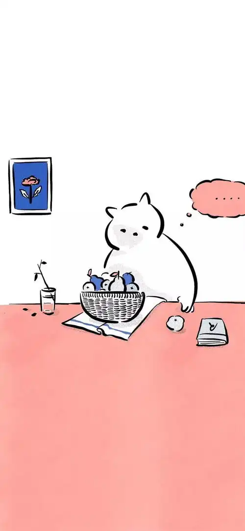 每日壁纸猫咪插画系列
