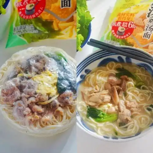不加水无料包防腐剂的冷冻方便面能较好还原肉蔬菜原本口感
