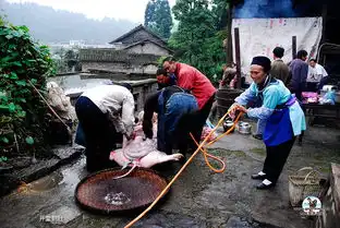 乌当布依族办喜事杀猪祭祀
