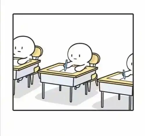 漫画考试遇到难题,我的大脑vs学霸大脑,我脑中已单曲循环

