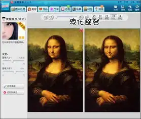 美图秀秀蒙娜丽莎大神的微笑恶搞图片
