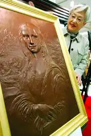巧克力版蒙娜丽莎
