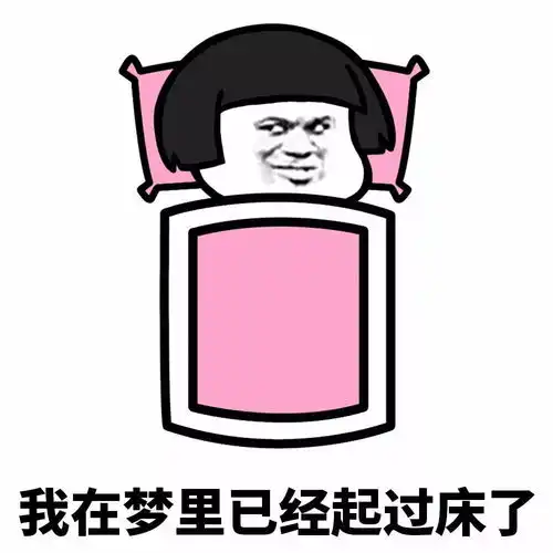 表情丨不好意思,我的字典里没有起床两个字
