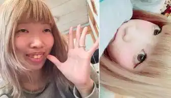 超惊悚的日本妹纸妆前妆后对比照,胆小者勿入
