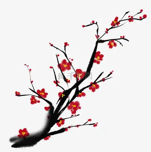 古风梅花水墨梅花素材图片免费下载千库网
