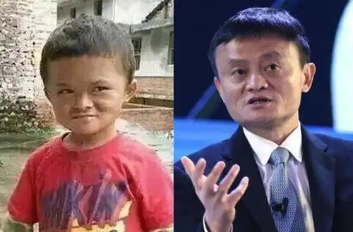 顶级富豪罕见的童年老照片马云很霸气王健林太可爱
