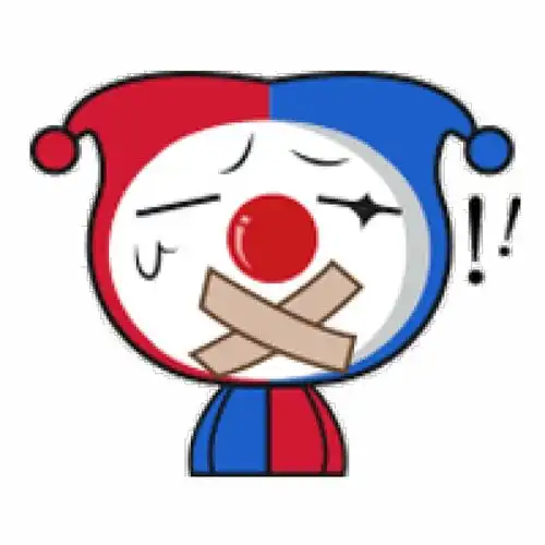 小丑捏鼻子表情包