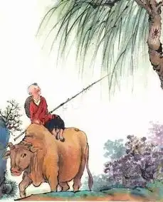 严明夫夏日鸣蝉牧童骑黄牛,歌声振林樾意欲捕鸣蝉,忽然闭口立文化频道
