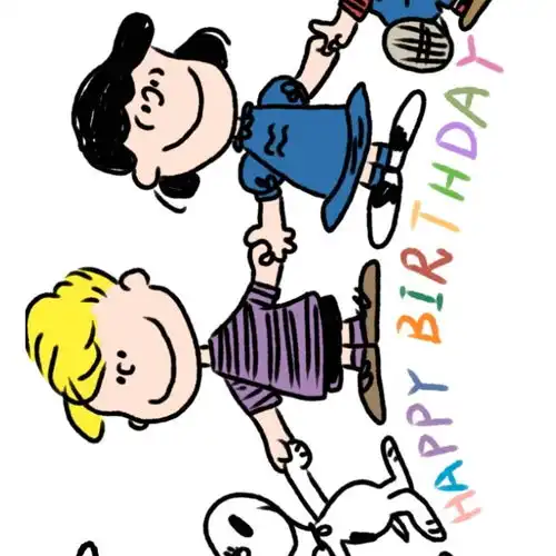 九宫格史努比九宫格生日配图
