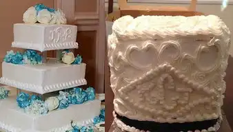 卖家秀不靠谱那些让人哭笑不得的婚礼蛋糕
