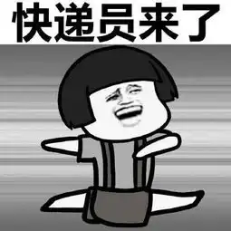 双十一搞笑表情包大全快递员来了
