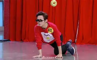 组图快本何炅不顾偶像包袱贴地而行与海涛上演爆笑游戏
