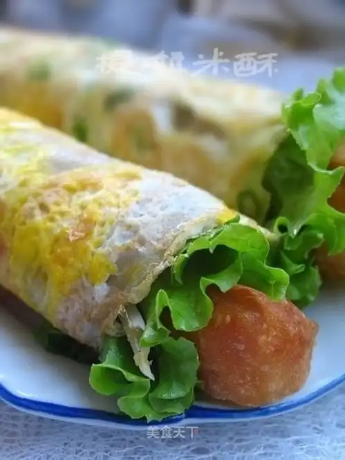 油条版煎饼果子的做法油条版煎饼果子怎么做