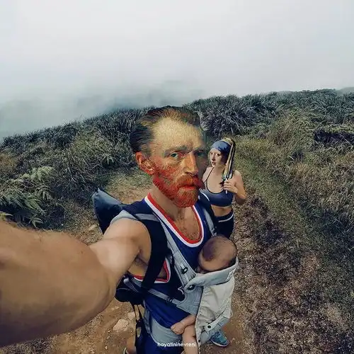 当名画遇上ps,给古典艺术添一点叛逆
