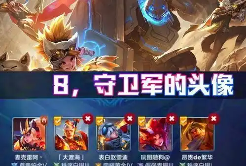 王者荣耀8组最搞笑的五黑头像,小学生被嘲讽,第7组好霸气

