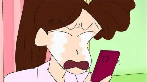 小新的搞笑师傅面对想吃的蛋糕却泪流满面