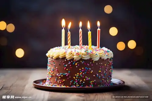生日蛋糕图片摄影图
