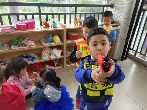 不一样的快乐记九江蛟龙幼儿园中班组区角交换日活动
