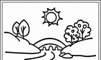 这些简笔画风景画,你不得不会
