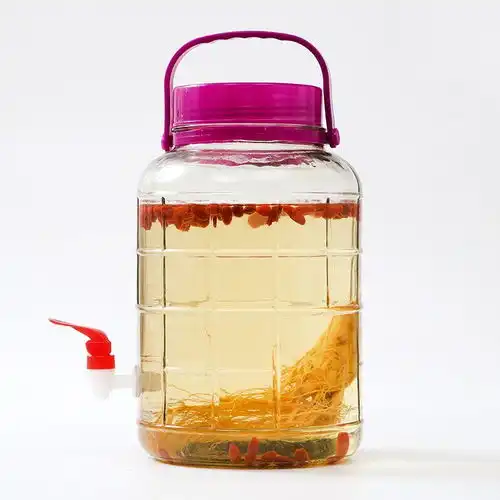 玻璃泡酒瓶带龙头葡萄酒瓶泡菜坛子家用瓶子酵素桶泡酒瓶密封罐,一品好特惠