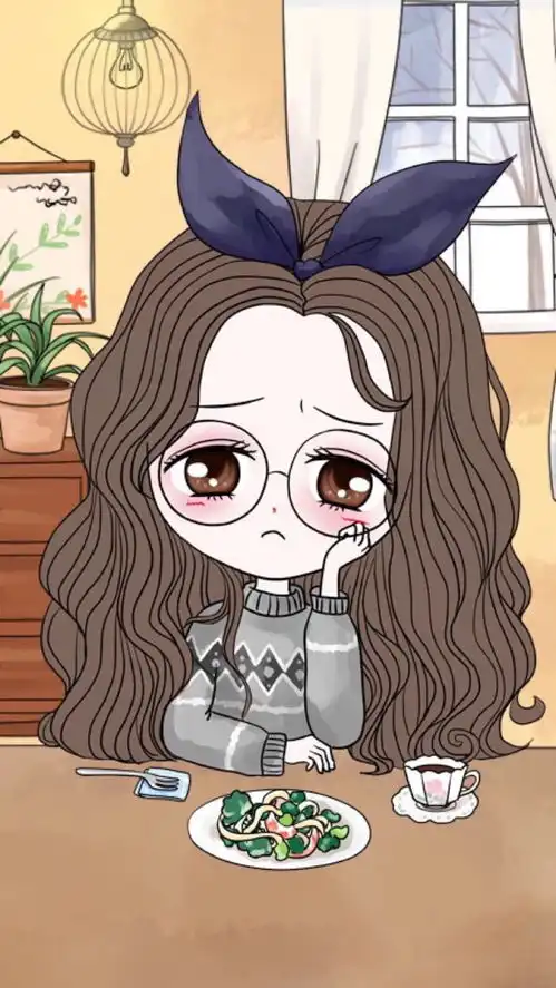 手机壁纸搞怪的女青年笨娜娜,不管怎样的她都不想上班
