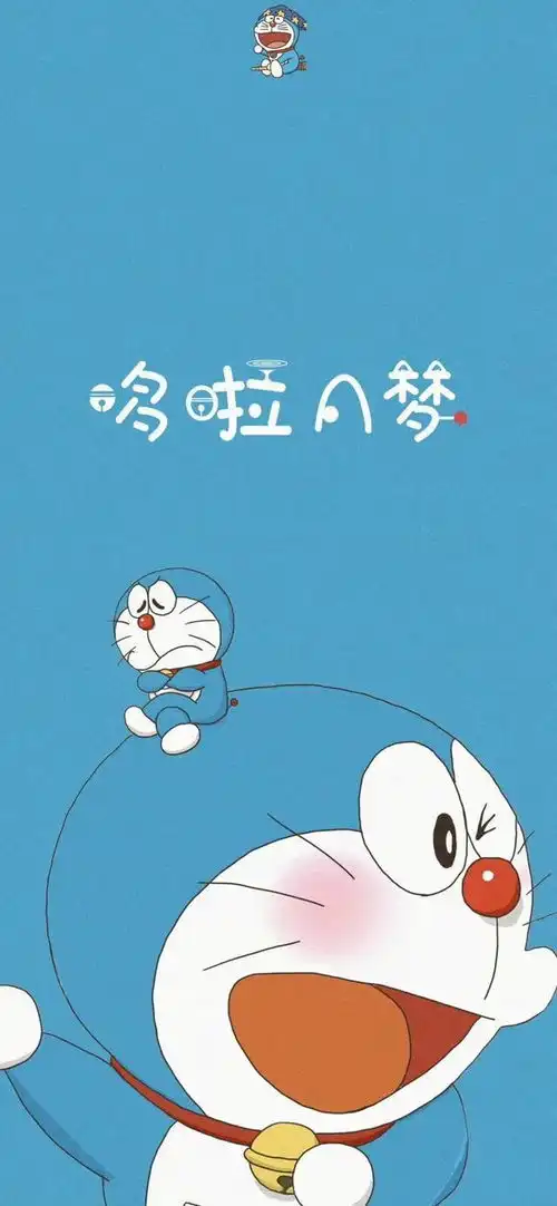 手机壁纸经典可爱动漫哆啦a梦机器猫蓝胖子儿童节
