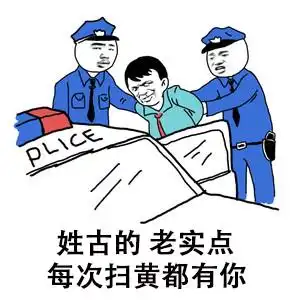 整蛊朋友的好玩姓氏表情包姓林的,老实点,每次扫黄都有你
