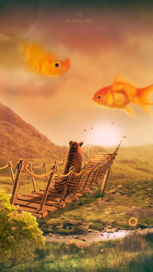 技艺精湛的后期水准充满魔幻的超现实世界