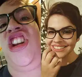 美女秒变丑女美女竟不遗余力地将自己扮丑
