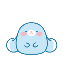 懒懒的摇钱兔动态qq表情包

