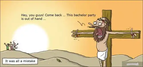 趣味图片英语笑话bachelorparty单身派对双语
