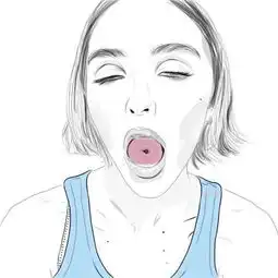 素描简单黑白线条女生头像2018熬夜的瘾和遥远的你
