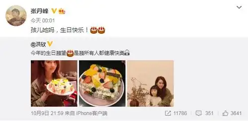 张丹峰凌晨为洪欣庆生称呼其孩儿她妈引猜测
