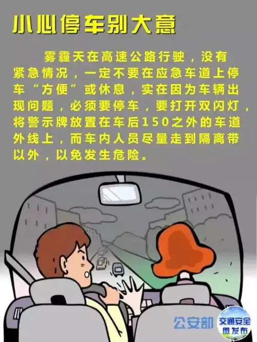 冬季来临,交警教你如何在冰雪雾霾天气下安全驾驶
