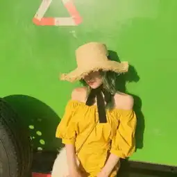 大自然唯美女生头像

