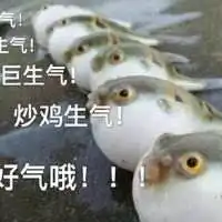 河豚生气到变形表情包微信头像图片大全
