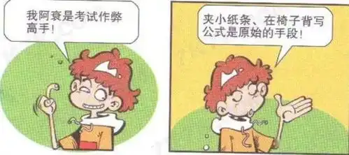 搞笑学校特别重视考试作弊,让十三个老师来监视阿衰
