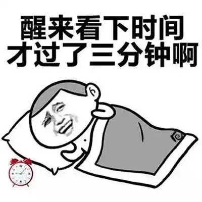 表情包不想起床的搞笑表情包
