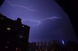 合肥昨夜又遭遇雷雨大风部分区域风力8级组图
